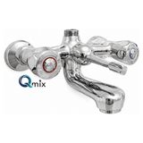 Qmix Klasik Banyo Bataryası Ağır Pirinç Malzeme Krom Renk