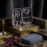 Qnail Professional 18 Parça Profesyonel Manikür Pedikür Seti Çantalı Tırnak Bakım Kiti