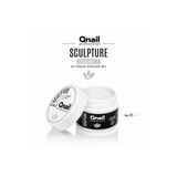 QNAİL PROFESSİONAL 3D Tırnak Süsleme Jeli Sculpture Gel Yoğun Kıvamlı Şekillendirici Nail Art Jeli 15 gr Hamur Jel clear 01