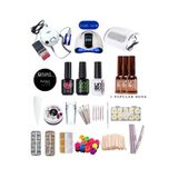 QNAİL PROFESSİONAL Kalıcı Oje - Protez Tırnak Seti Salon (FREZE UV/LED AKSESUAR FULL PARÇA)