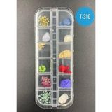 Qnail Professional Kurutulmuş Gerçek Çiçek Nail Art Süsleme 3D Kuru Çiçek Model T-310