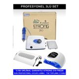 QNAİL PROFESSİONAL Protez Tırnak Kalıcı Oje Seti (Strong 210 Freze Makinesi + UV Led Kurutucu + Toz Toplama)