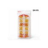 QNAİL PROFESSİONAL Renkli Tırnak Taşı Seti 12'Li Nail Art Süsleme Parlak Kristal Boncuk Seti Charm QA-101