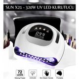 Qnail Professional Sun x21 Kalıcı Oje ve Protez Tırnak Kurutucu 72 Leds 320 Watt - Beyaz