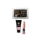 QNAİL PROFESSİONAL Uno Poly Jel nude LED/UV Protez Tırnak Tips Üst Form Jel Tips 12 Farklı Model Tips SET