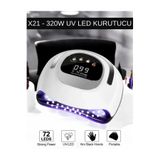 QNAİL PROFESSİONAL X21 Kalıcı Oje ve Protez Tırnak Kurutucu 72 Leds 320 Watt