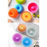 Qniay 18 Li Mini Kek Kalıbı 3D Kurabiye Pasta Muffin Kalıpları Silikon Pişirme Kalıbı - 18 Adet