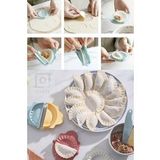 Qniay 3'lü Ravioli Kalıbı Çiğ Börek,mantı,poğaça,hamur Kalıbı Seti