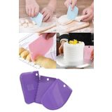 Qniay 3lü Set Hamur Kesme Ve Kazıma Aparatı Hamur Pasta Börek Kek Çörek Şekillendirici Kesici Kazıyıcı Q04