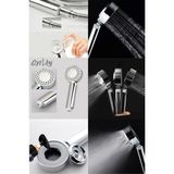 Qniay Çift Taraflı Yüksek Basınçlı Su Akıtan Şampuan Hazneli Pratik Duş Başlığı Elegant Quality - Sağ