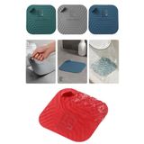 QNİAY Gider Kötü Koku Böcek Önleyici (Kare) Banyo Mutfak Lavabo Balkon Gider Kapak Silikon Mat