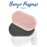 Qniay Masajlı Silikon Oval Banyo Paspas Vantuzlu Banyo Ve Duş Kaydırmaz Ayak Masaj Terapi Banyo Paspası