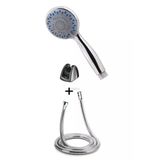 Qnıay Onyon 3 Lu Set Krom 3 Fonksiyonlu Su Tasarruflu Banyo Tepe El Dus Basligi Dus Hortum Mafsal Set