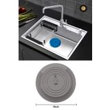 Qniay Yuvarlak Silikon Mat Lavabo Banyo Evye Küvet Tıkacı Banyo Ve Lavabo Saç Ve Tıkanma Koku Önler