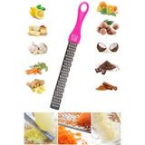 Qnykitchen Lüx Pratik Uzun Peynir Limon Rendesi Renkli Saplı Paslanmaz Çelik Rende