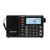 QODOSEN DX-286 Taşınabilir Radyo, TEF6686 Otomotiv Chip, LW, AM, FM, Kısa Dalga, Veri Sistemi (RBDS/RDS), Anten Zayıflatıcı, Anten Anahtarı, AMP Anahtarı, 1000 Ön Ayarlar, Ton Anahtarı, Saat/UTC/Alarm