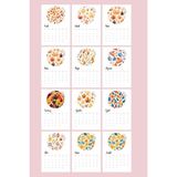 Qoeuyl Boutique 2026 Sonbahar Yaprakları Temalı Özel Tasarım 10X15 cm Takvim