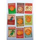 Qoeuyl Boutique Basketbol Temalı 9'lu Kartpostal