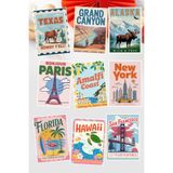 Qoeuyl Boutique Paris Florida Şehir Temalı 9'lu Kartpostal