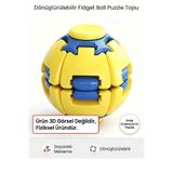 qoquland Orijinal Stres Çarkı Topu Spin Ball (3d Yazıcı Üretimi Değildir) – Karışık Renk 1 ADET