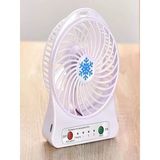 Qosrix Ultra Güçlü Esinti Portatif Mini Usb Fan 3 Kademeli Şarjlı Masa Üstü Vantilatör Soğutucu Sessiz Ayarlanabilir Taşınabilir