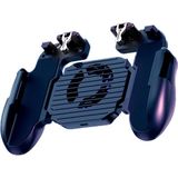 Qozie Cep Telefonu Oyun Konsolu Soğutma Fanlı Standlı Pubg Ateş Tetik Gamepad Joystick