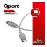 Qport 5Metre Q-Uz5 Usb 2.0 Uzatma Kablosu