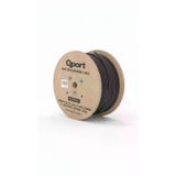 Qport Q-CATFULL Siyah 500 mt Cat6 Outdoor LSZH 23AWG 0.58 mm Bakır Kablo