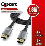Qport Q-DP14 1.8 mt Diplayport Kablo