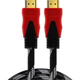 Qport Q-HDMI33 3m 2.0V 4K Altın Uçlu Örgülü Kablo - Option-1 - Ahşap