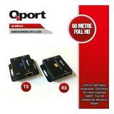 Qport Q-Hex2 Cat5e/Cat6 60M Hdmı Extender