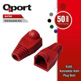 Qport Q-P5k Rj45 Konnektör Kılıfı 50'Li Paket Rj45 Kılıf 50 Adet