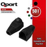 Qport Q-P5s Rj45 Konnektör Kılıfı 50'Li Paket Rj45 Kılıf 50 Adet