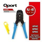 QPORT Q-Pen5 RJ11/RJ12/RJ45 Kablo Sıkma Pensesi