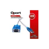 Qport Q Rs2321.5 Usb 2.0 Dan Rs232 Portuna Ve Parelel Porta 1 .5 Metre Çevirici Kablo