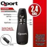 Qport Q-sun400 2.4 Ghz Usb Kirmizi Lazerlİ Sunum Kumandasi - Presenter
