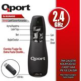 Qport Q-SUN400 USB 2.4ghz Sunum Kumandası