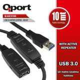 Qport Q-UZ3100 10M Usb3.0 Uzatma Kablosu