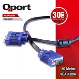 Qport Q-Vga30 15 Pin Vga Kablo 30 Mt