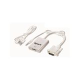 Qport Q-VH VGA to HDMI Ses Çevirici