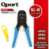 Qport RJ45/RJ11/RJ12 Pense + Makas (Q-Pen5)