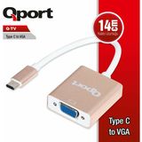 Qport Type-C To VGA 60Hz Çevirici (Q-Tv)