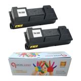 QPrint Kyocera TK350 2'li Ekonomik Paket Garantili Uyumlu Drum Ünitesi FS3040 3140 3540 3640 Muadil Toner - Siyah - Standart