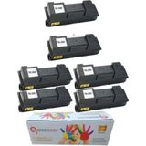 QPrint Kyocera TK350 5 + 1 Ekonomik Paket Garantili Uyumlu Drum Ünitesi FS3040 3140 3540 3640 Muadil Toner - Siyah - Standart