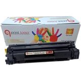 QPRİNT TONER Hp Laserjet Uyumlu CE285A WB/P1100/P1102/P1102W/P1104/M1132 2000 Sayfa Kapasiteli Muadil Toner - Siyah - Standart