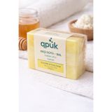 qpuk Keçi Sütü ve Bal Kabak Lifli Sabun, 120 g, Doğal Peeling