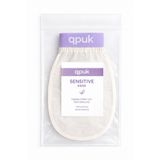 qpuk Sensitive Kese, Hassas Ciltler için Floş İpek Banyo Duş Peeling Eldiveni, Kadın Erkek