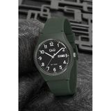 Q&Q Unisex Takvimli Kol Saati 100 Metre Su Gecirmez A212 Koyu Yesil