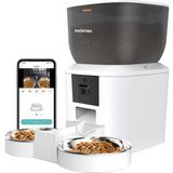 QQ029-DUAL 1080P Gece Görüş Kameralı Akıllı Kedi Mama Kabı, Tuya App-Wifi Uzaktan Kontrol, Se