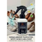 Qramed Moviestar Orthopedix Ayakkabı Deodorantı Koku Giderici Sprey 100 ml Trigerli - Çok Renkli